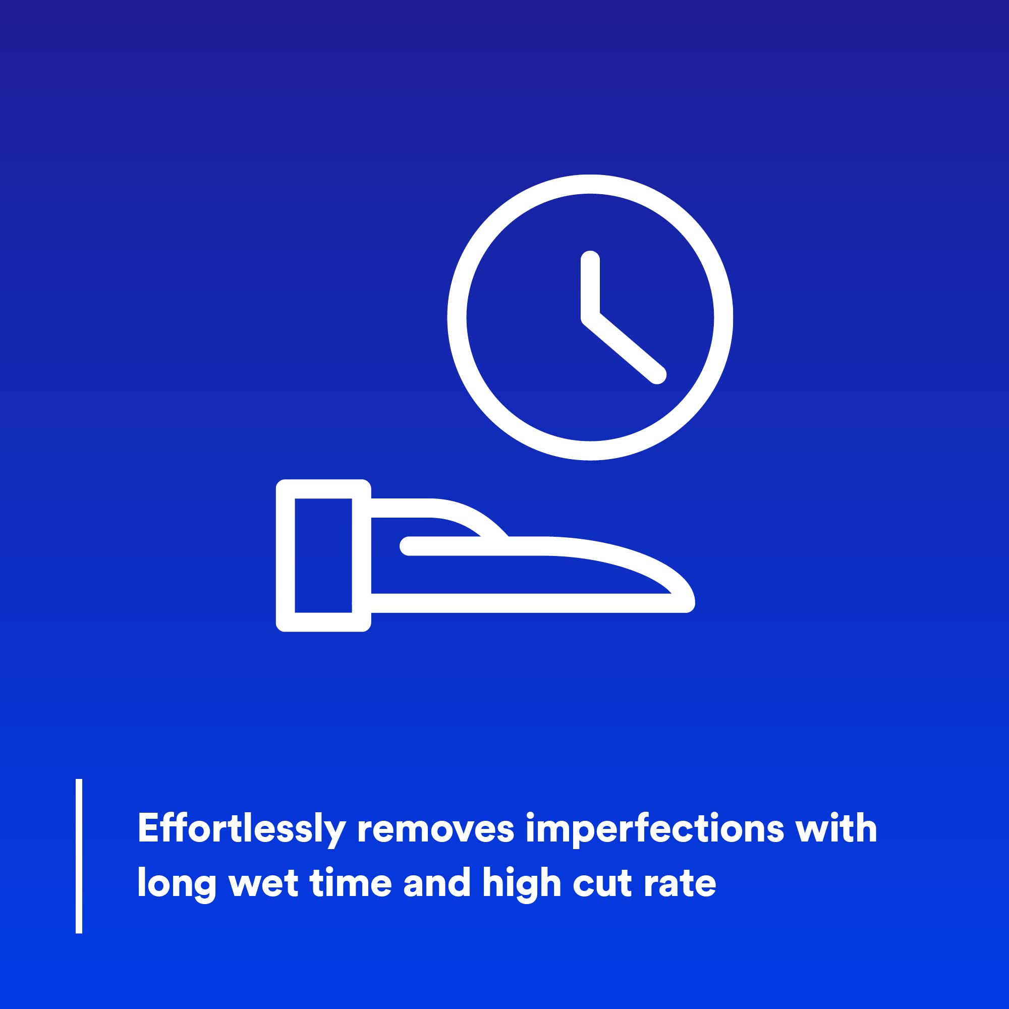 Easy application with minimal mess for efficient buffing sessions