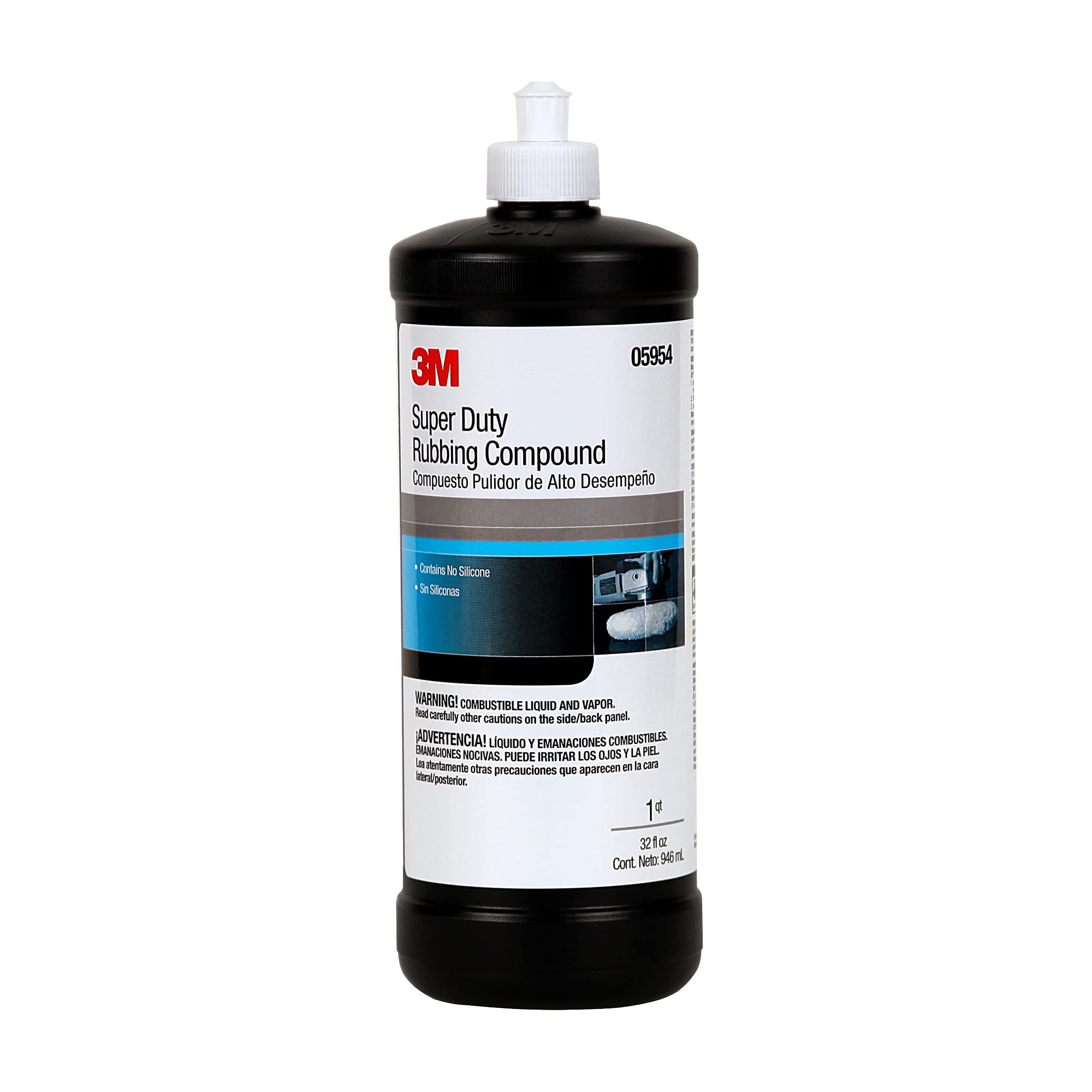 3M Super Duty Rubbing Compound high cut rate for aggressive defect removal