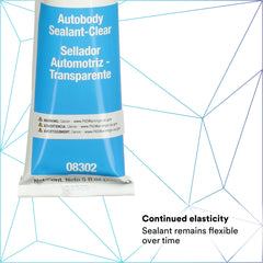 Fast-curing sealant shown during curing on a seam.