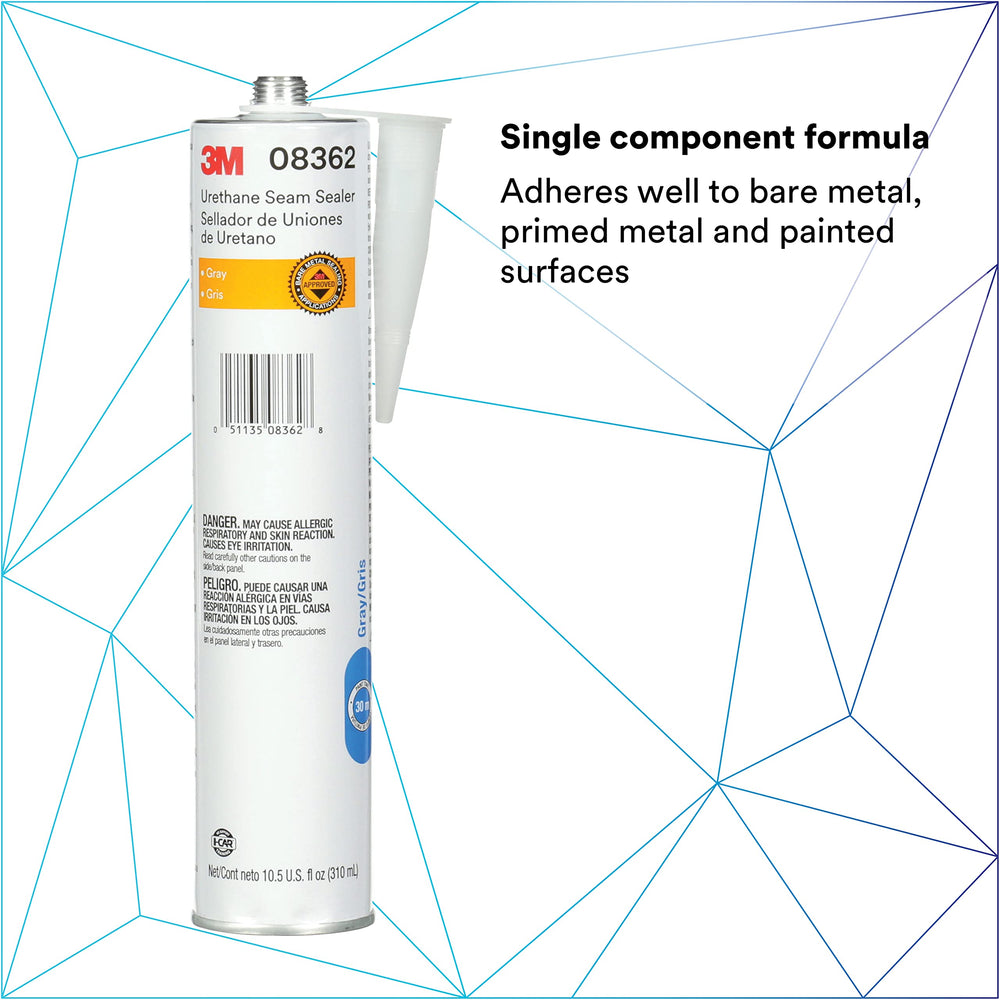 3M Urethane Seam Sealer 08362 smoothing to featheredge for seamless joints.