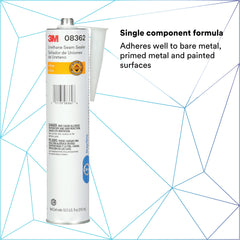 3M Urethane Seam Sealer 08362 smoothing to featheredge for seamless joints.
