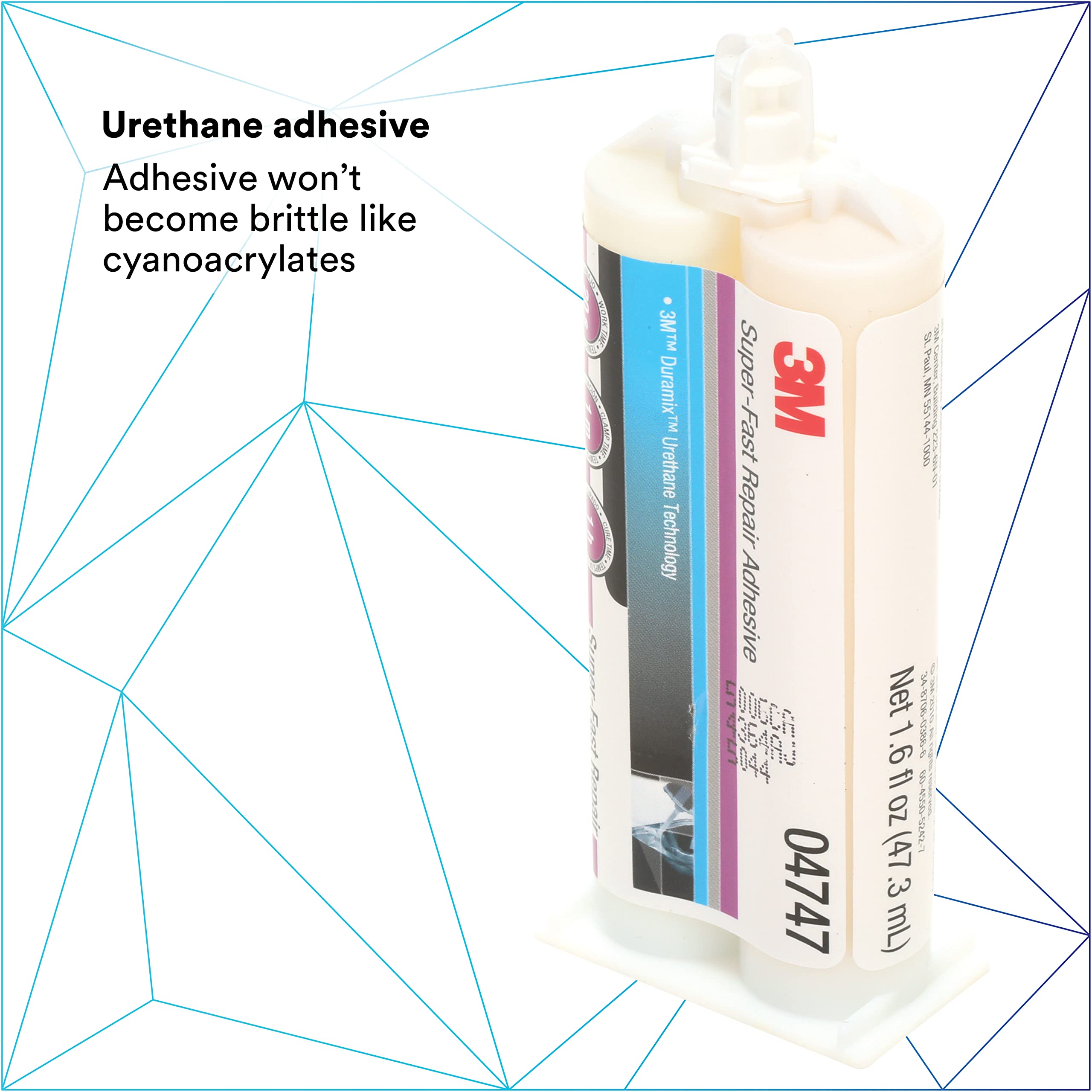 Universal bonder label suggesting Windo-Weld bonds multiple plastics.