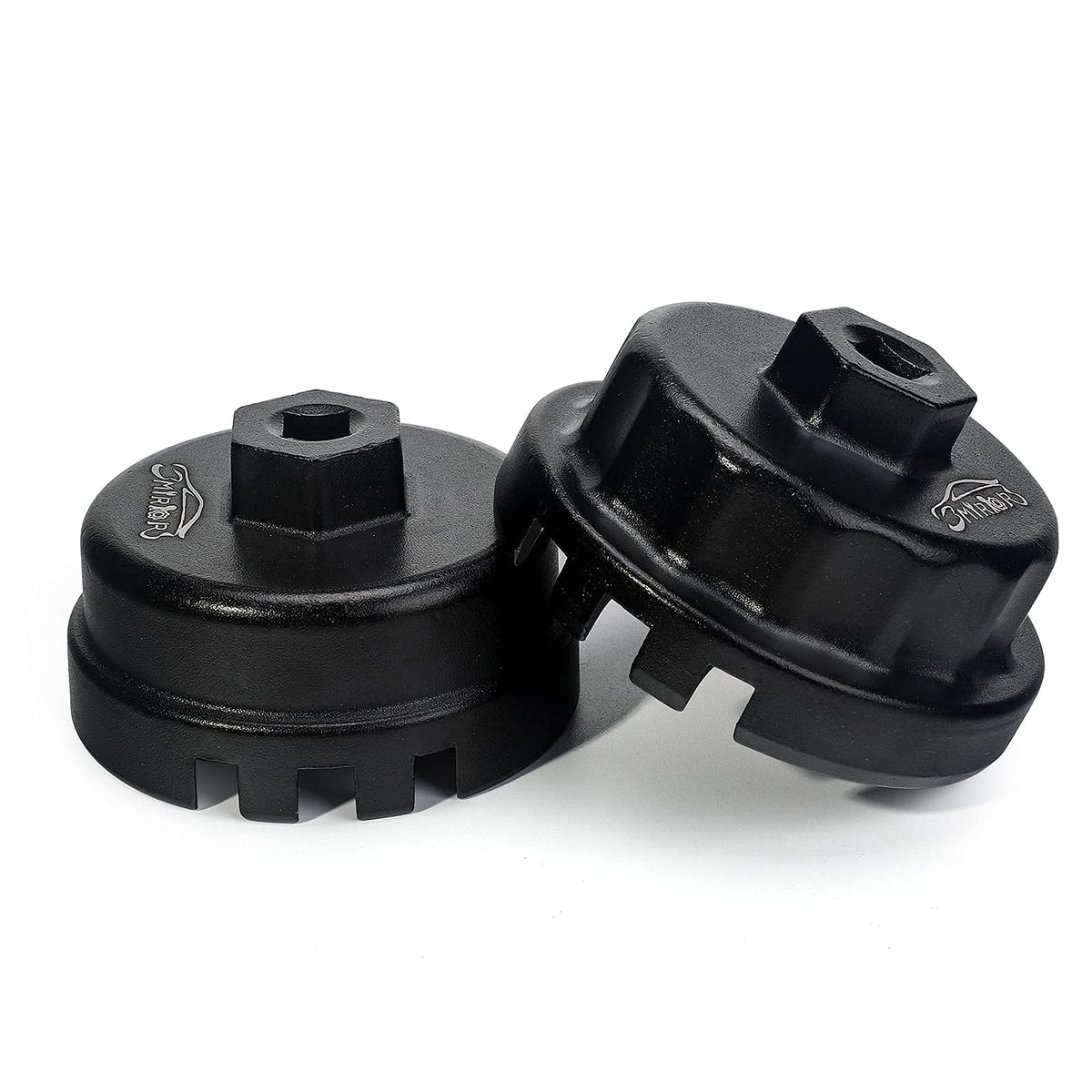3mirrors oil filter wrench set with large wrench for strong grip during cap removal