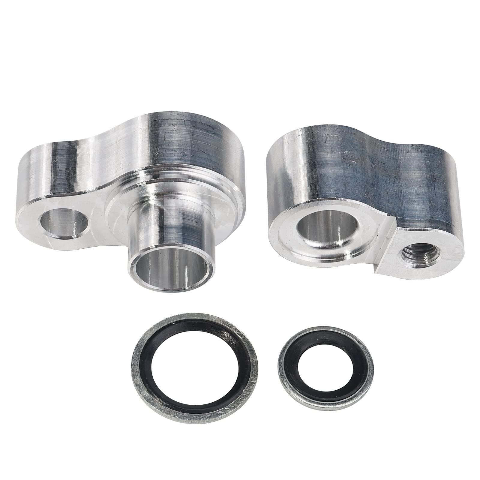 3mirrors ac block off kit aluminum cnc knobs close-up