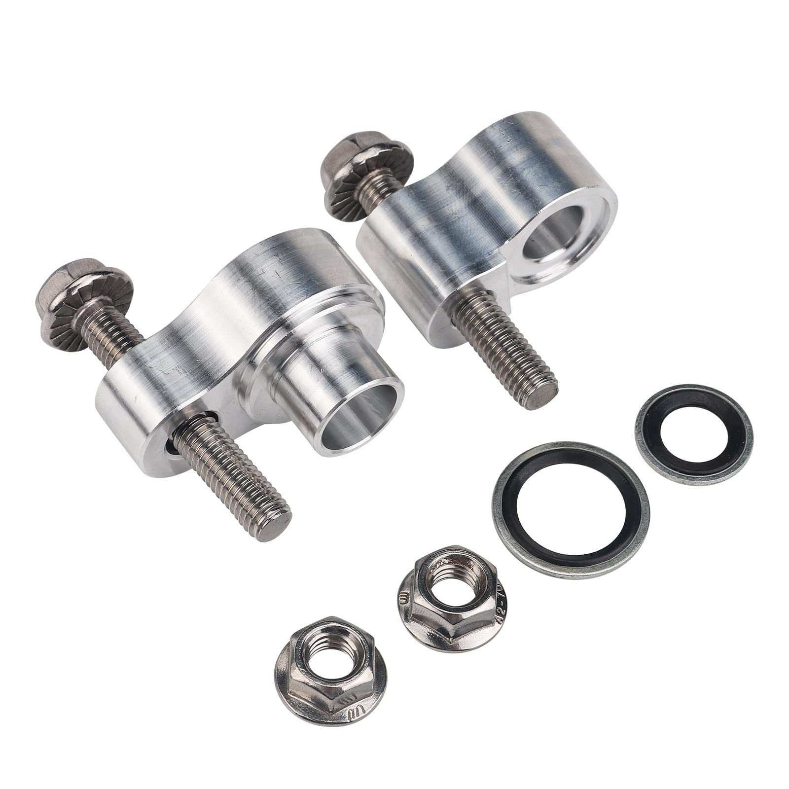3mirrors ac block off kit bolts and nuts close-up
