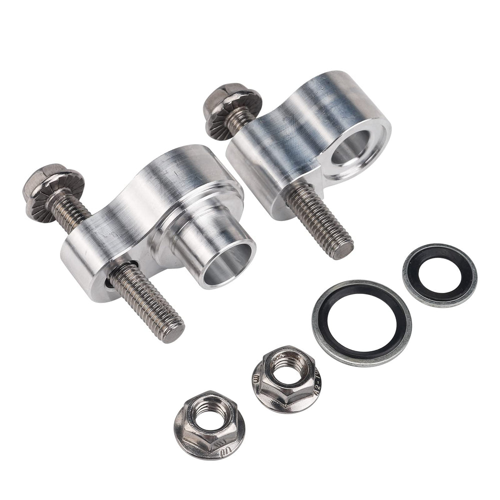 3mirrors ac block off kit bolts and nuts close-up
