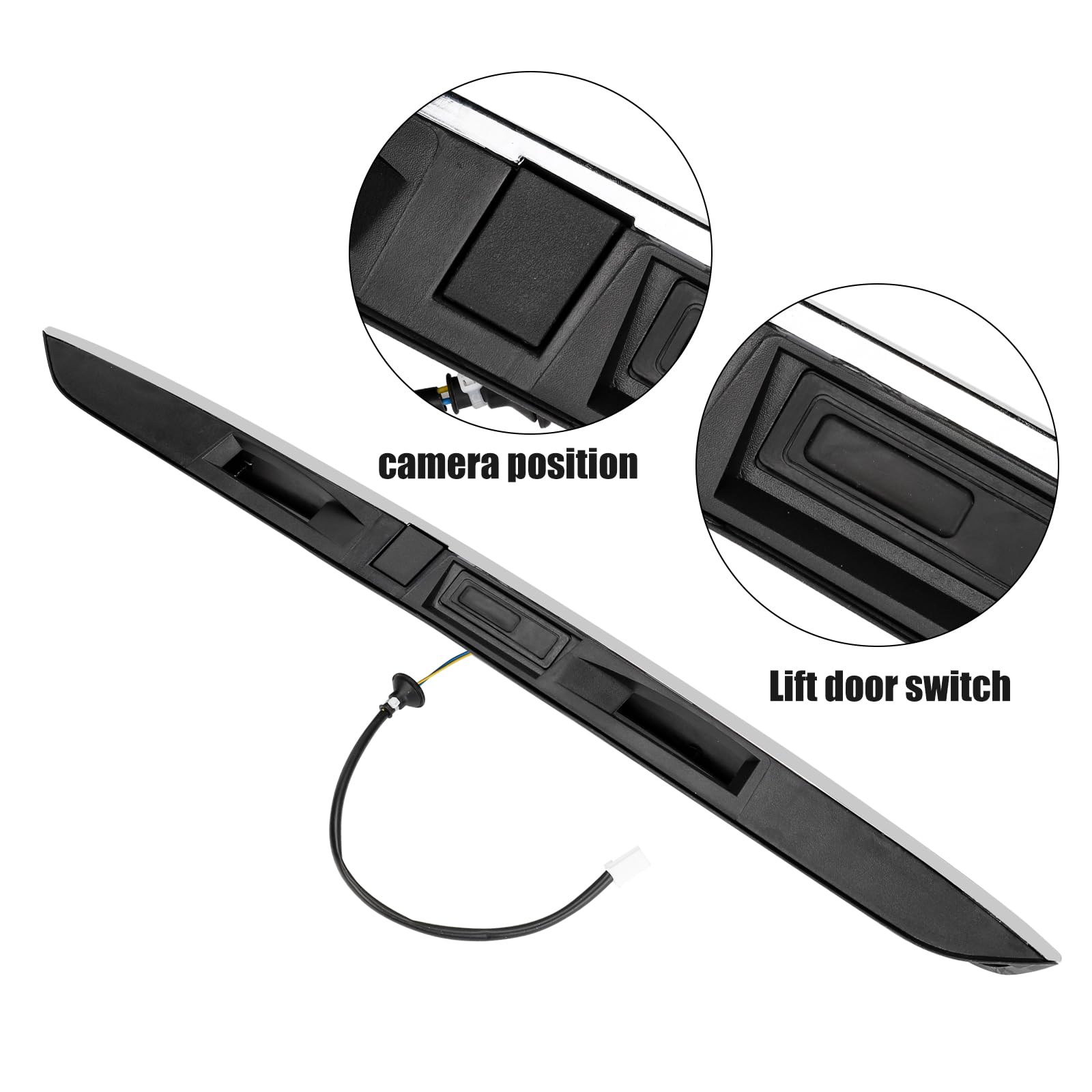 3mirrors pathfinder-tailgate-trim-molding side-view on vehicle