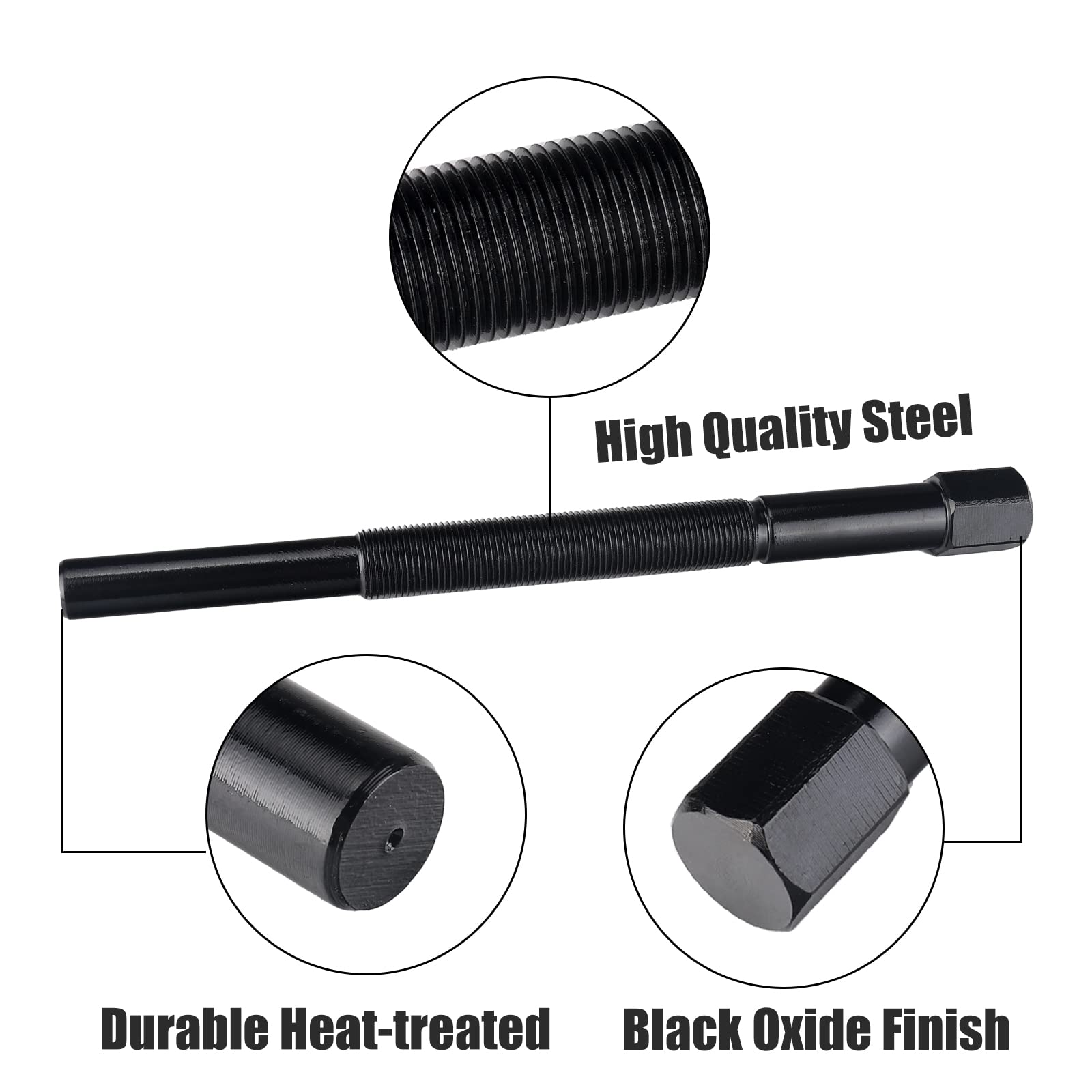 3mirrors Polaris drive clutch puller measures 10-1/4 inches in length.