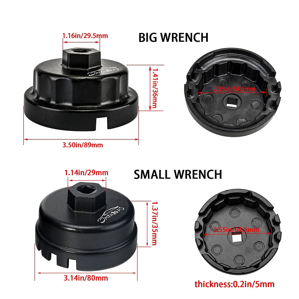 3mirrors wrench works across Toyota and Lexus models for easy maintenance