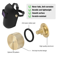 3mirrors fasteners feature circular groove and silicone washer for tight seal
