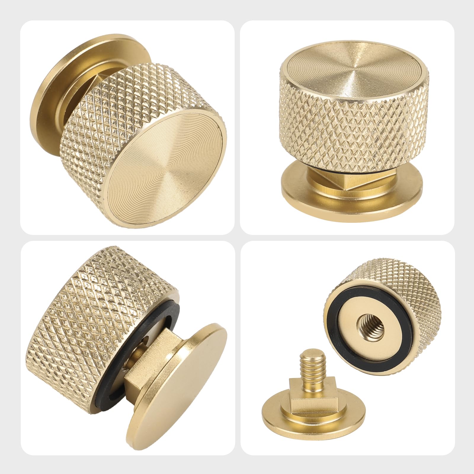 3mirrors headgear fasteners include silicone washer for durability