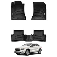 3W Benz GLA floor mats with edge-to-edge fit for full protection.