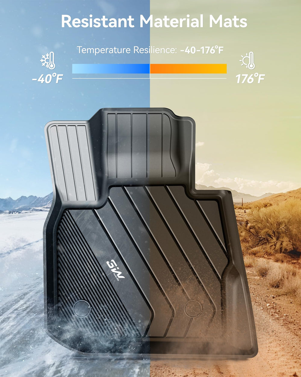 3W BMW X3 cargo liner, easy to wipe clean.