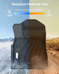 3W Cayenne mats with anti-slip surface stay in place during drive