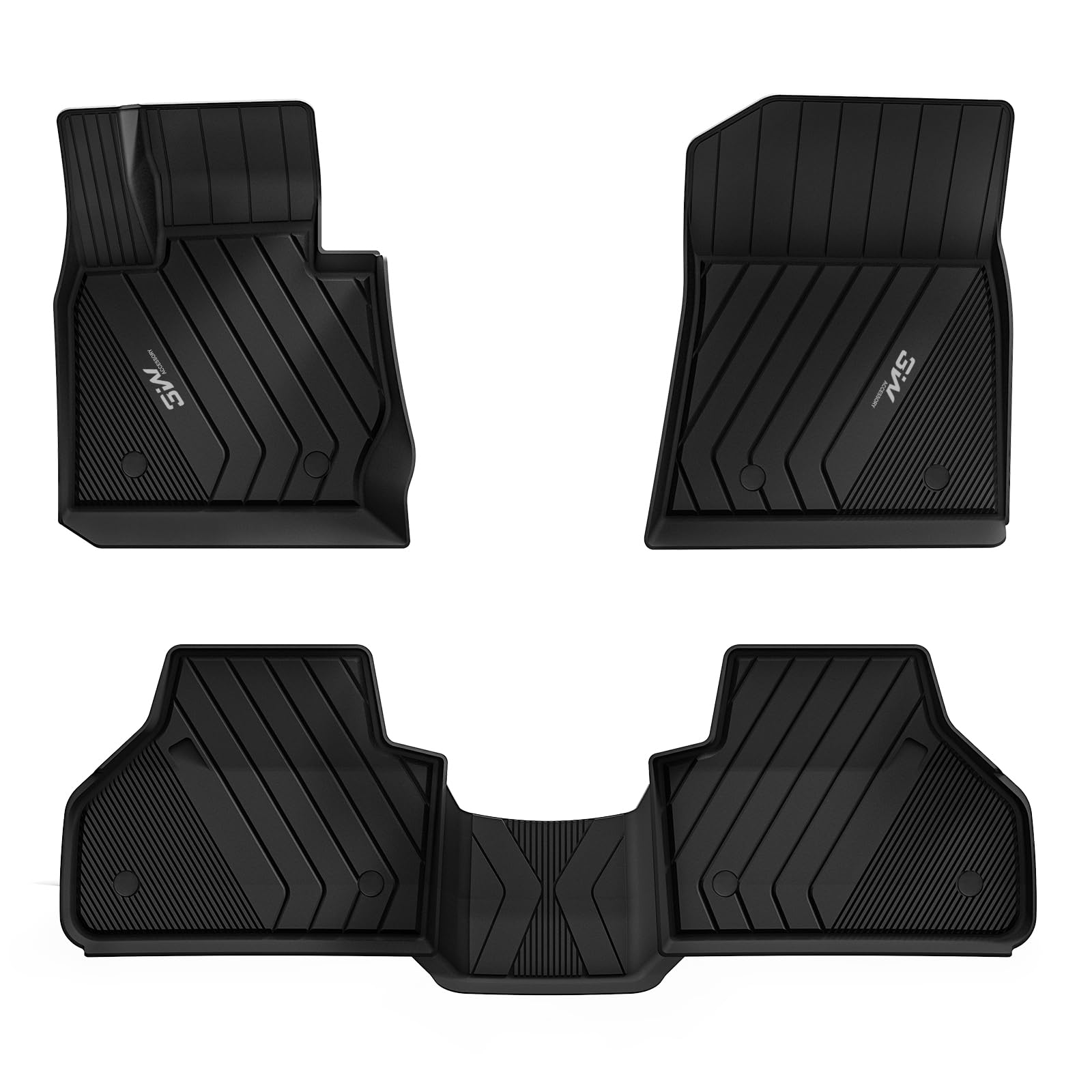 3W floor mats for BMW X3 F25 offer a precise fit and comprehensive protection.