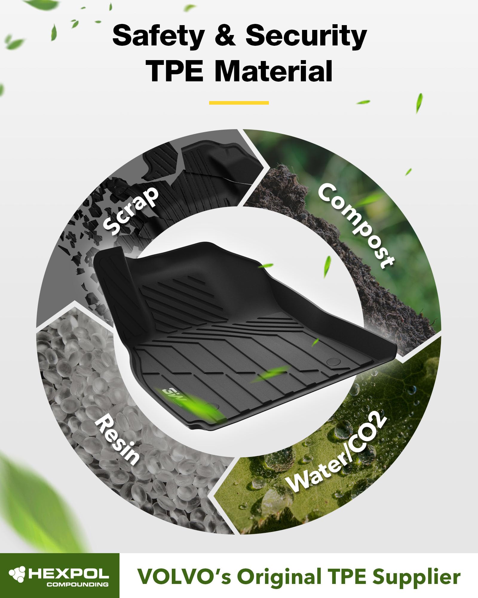 3W Cadillac XTS easy-clean design saves time during cleaning sessions