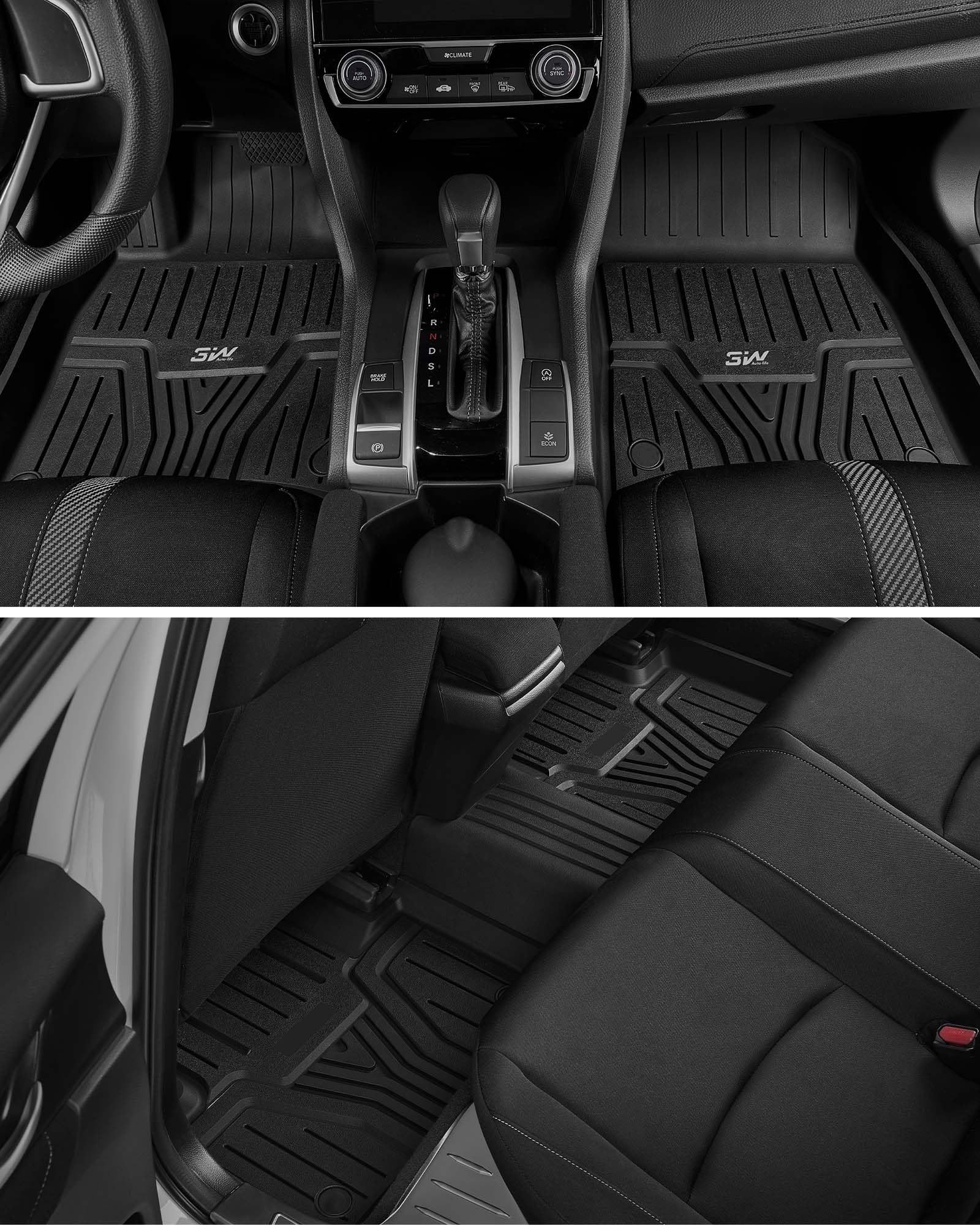 Odorless, non-toxic mats help maintain a fresh interior in Honda Civic.
