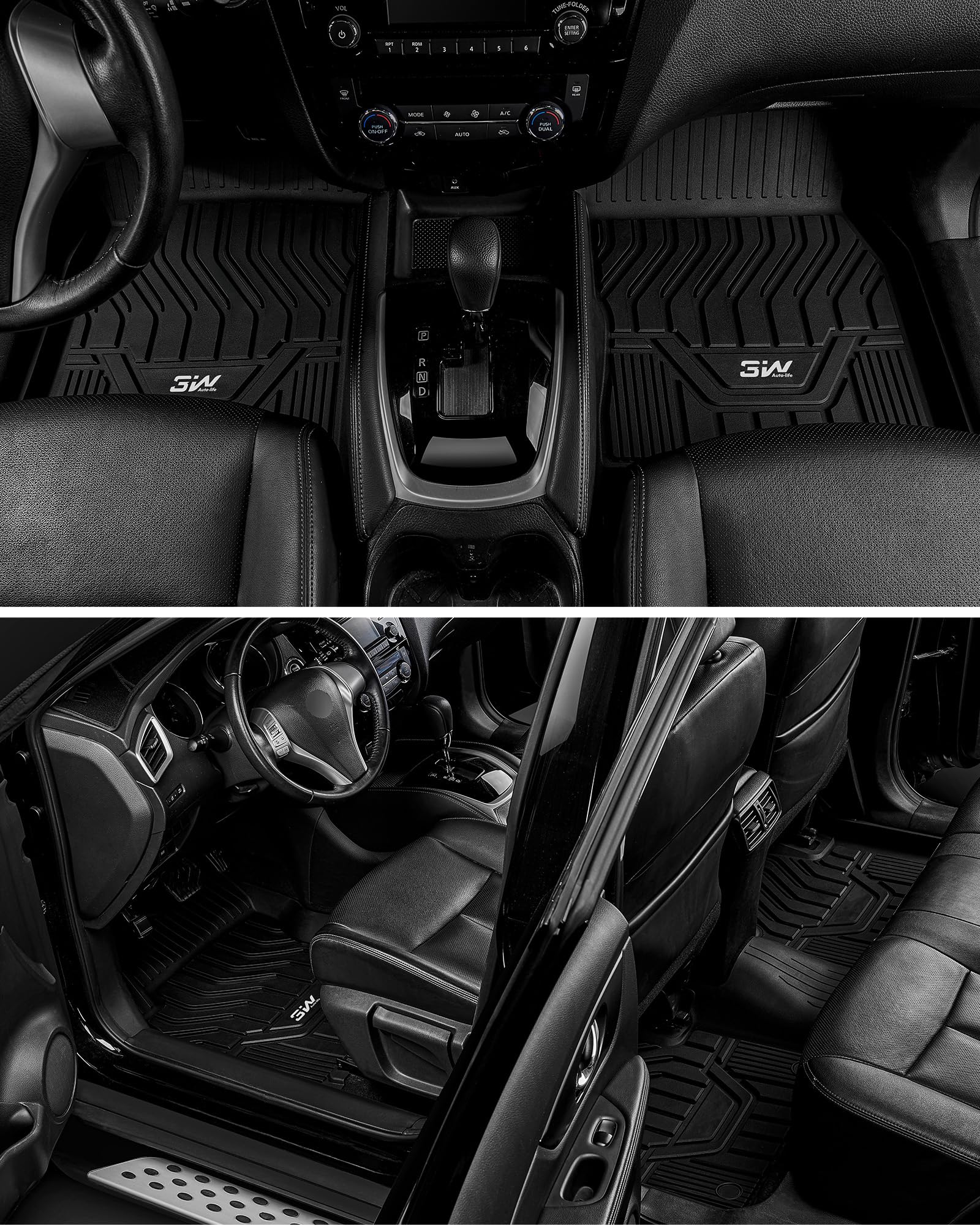 3W Rogue passenger-side floor mat with tailored protection