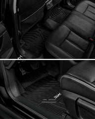3W Rogue second-row floor mat protecting rear seating area