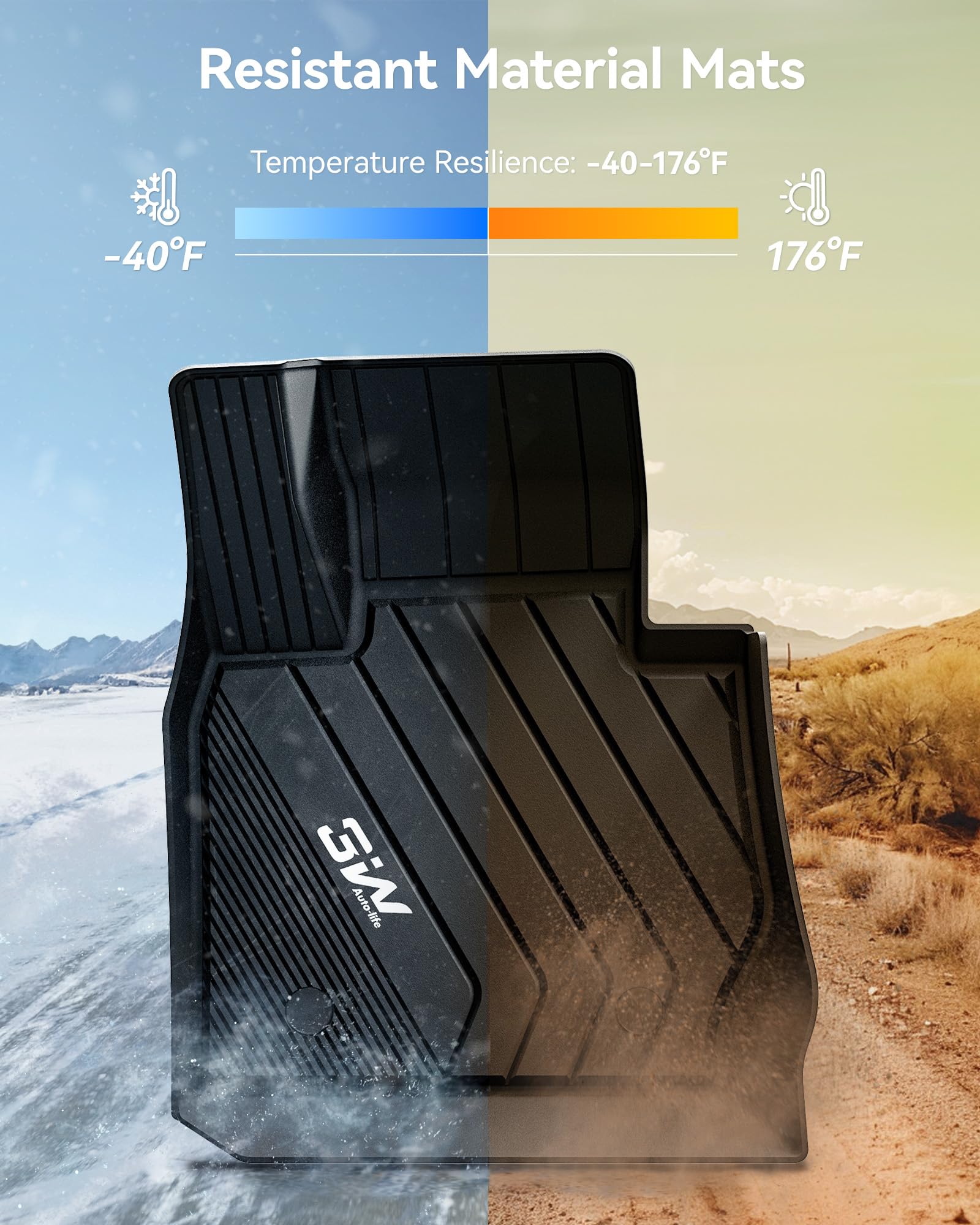 Non-toxic, odorless 3W mats keep the cabin comfortable.