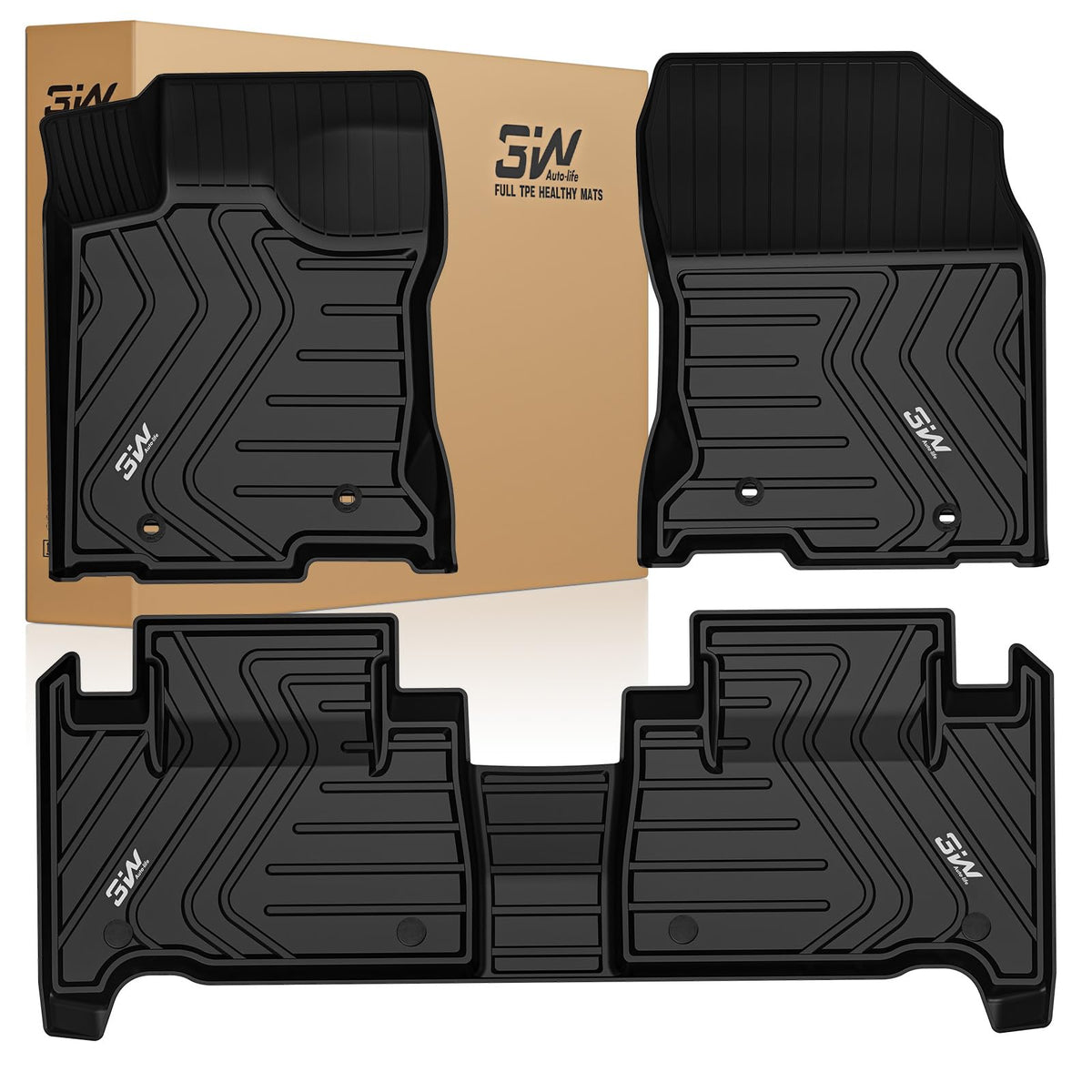 3W Lexus NX floor mats edge-to-edge fit protect cabin from everyday mess
