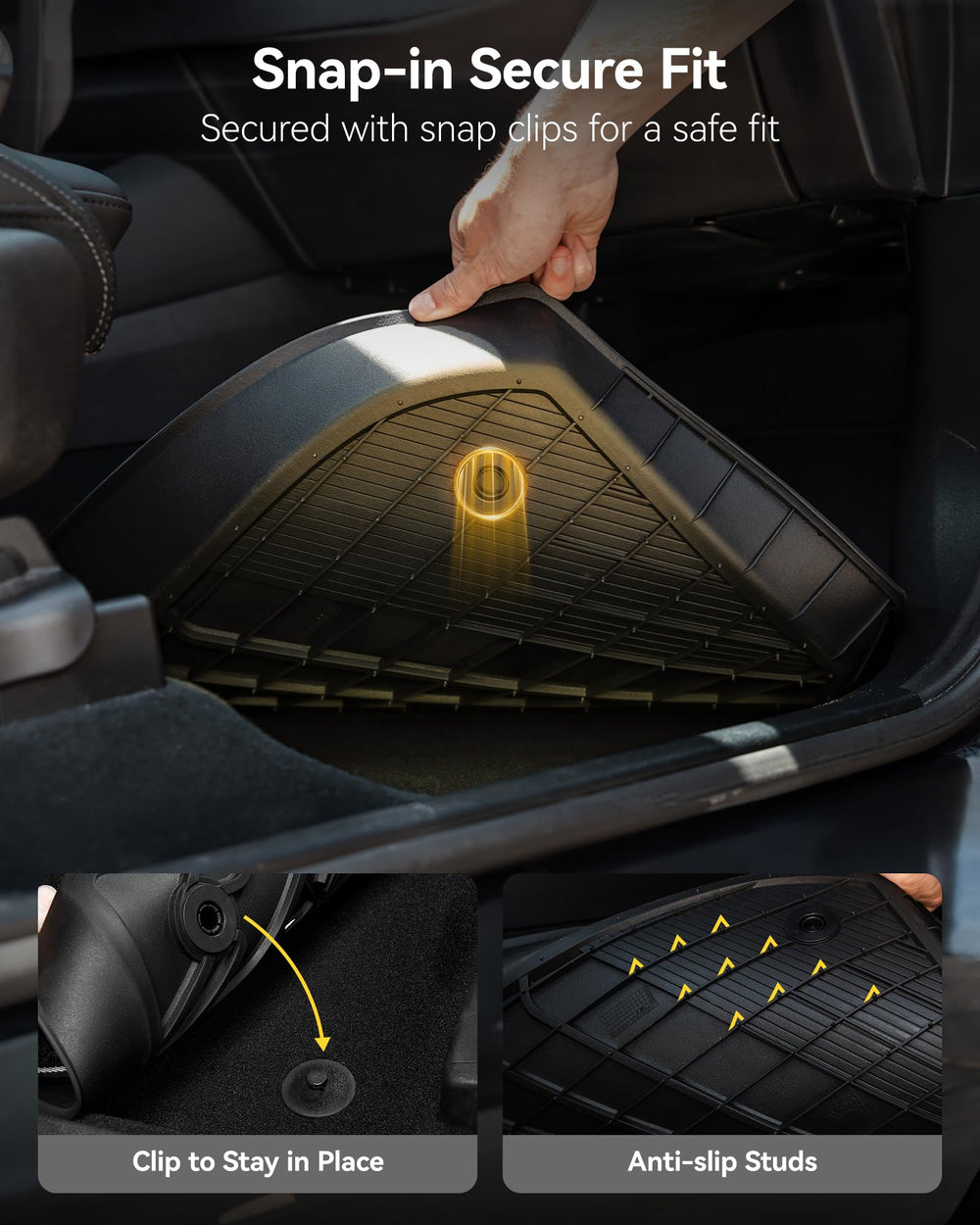 3W edge-to-edge design ensures maximum coverage across the E-Class floor