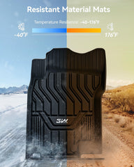 3W Rogue floor mats feature a 3-inch raised edge for mud and spills.