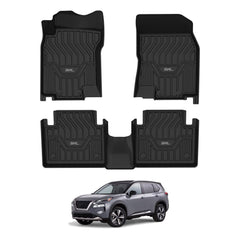 3W Nissan Rogue floor mats with edge-to-edge fit protect your cabin.
