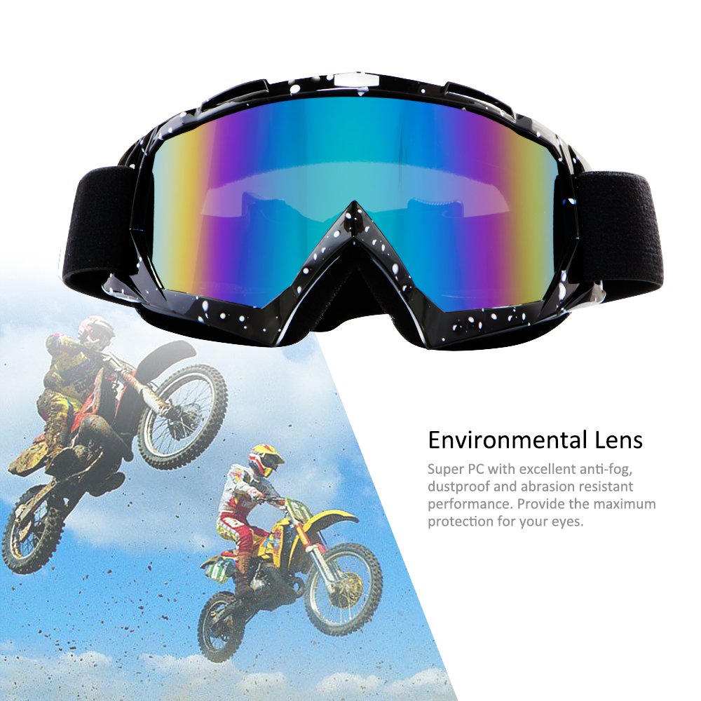 4-FQ foam-padded frame provides comfortable seal and wind protection.