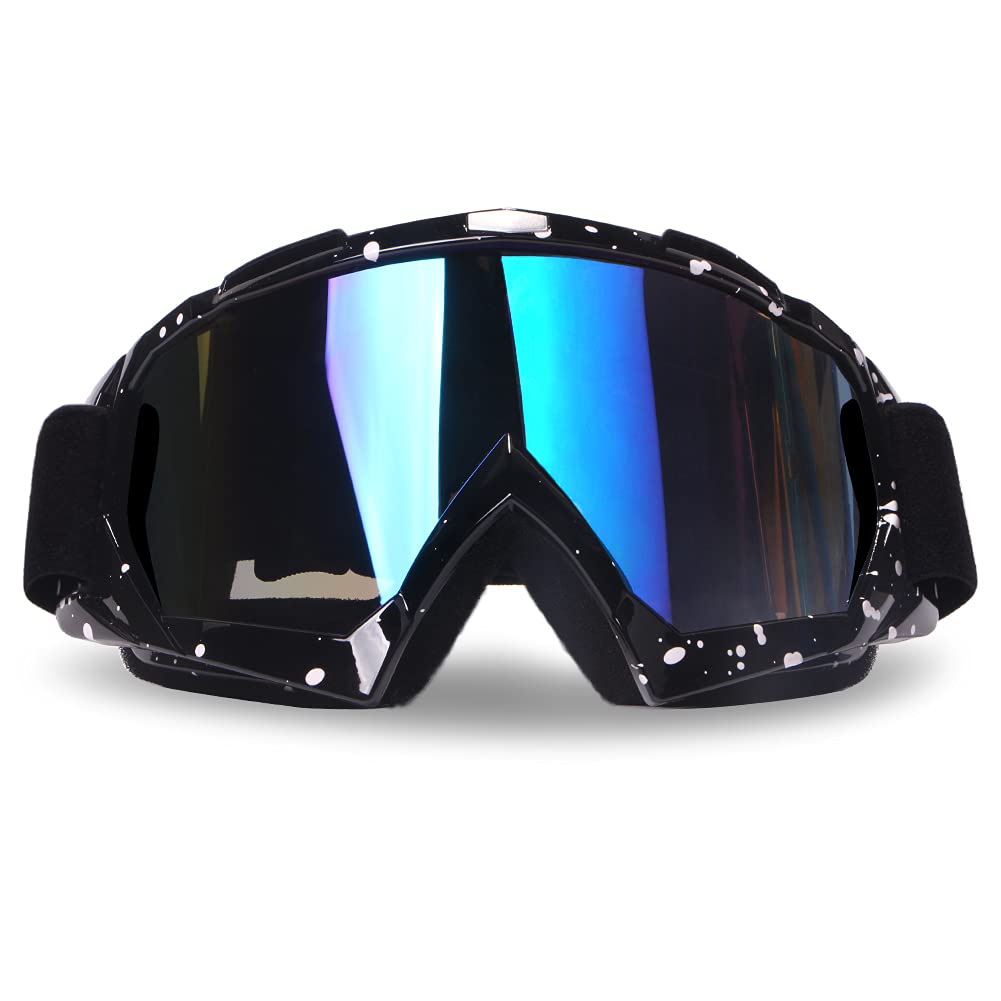 4-FQ motorcycle goggles lightweight design for comfortable, fatigue-free rides.