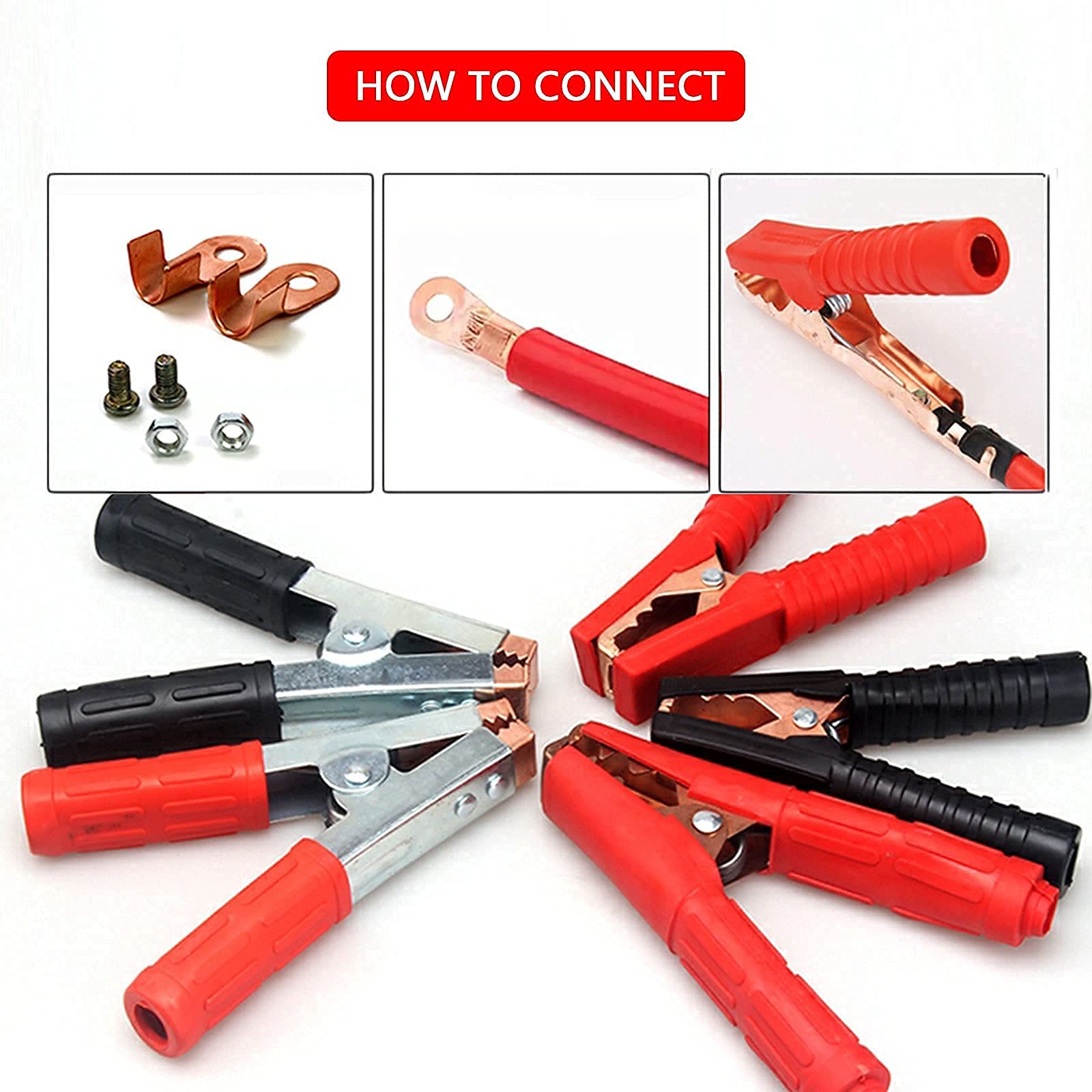4Bang universal car battery clamp suitable for cars, trucks, RVs and boats.
