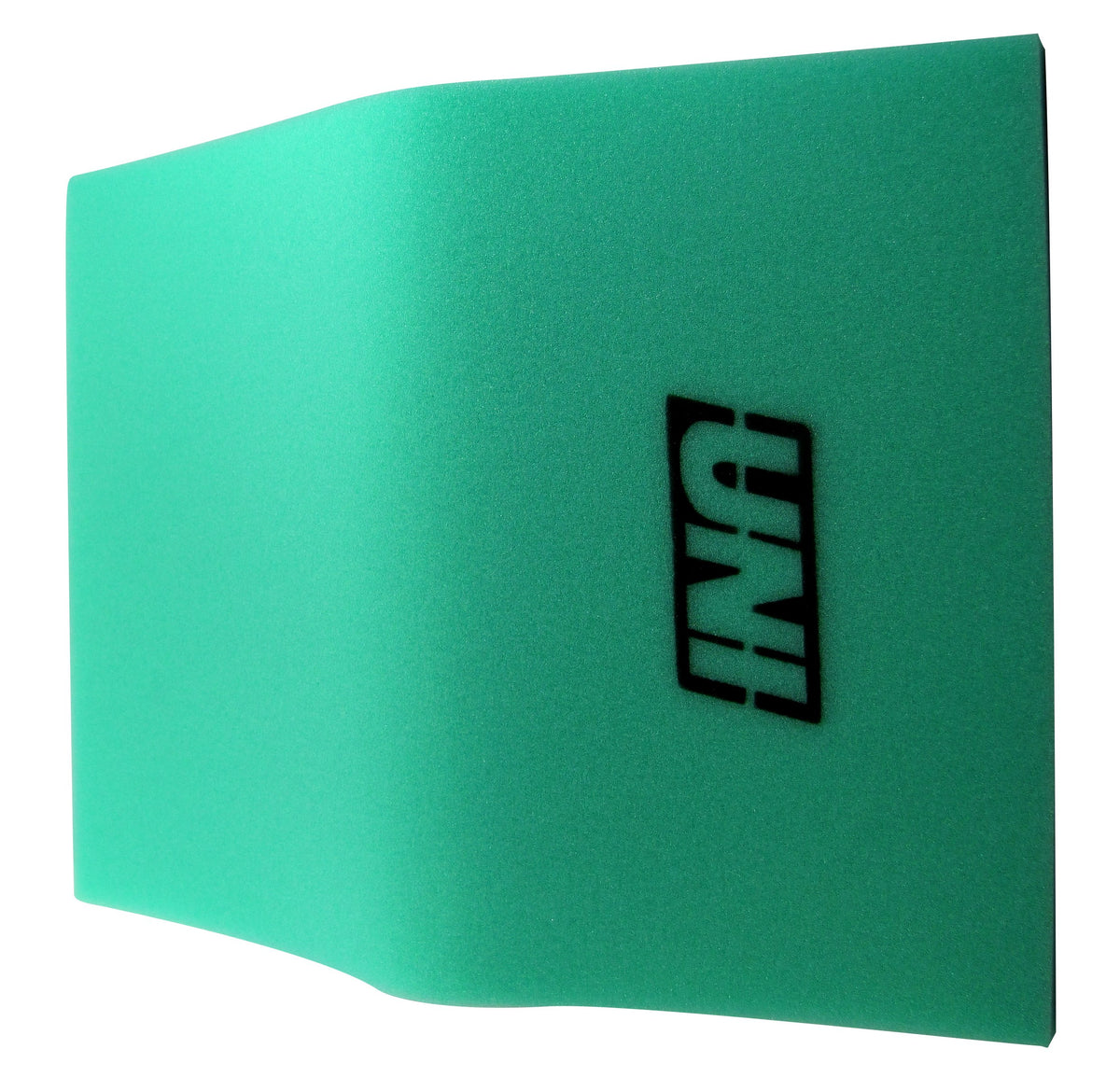 4into1 Uni Filter BF-1 green foam sheet for ATV filtration reduces dirt intake.