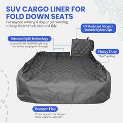 4Knines cargo liner waterproof fabric protects from spills and dirt