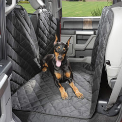 4Knines dog floor hammock for crew cab with fold-up seats offering easier access for senior dogs