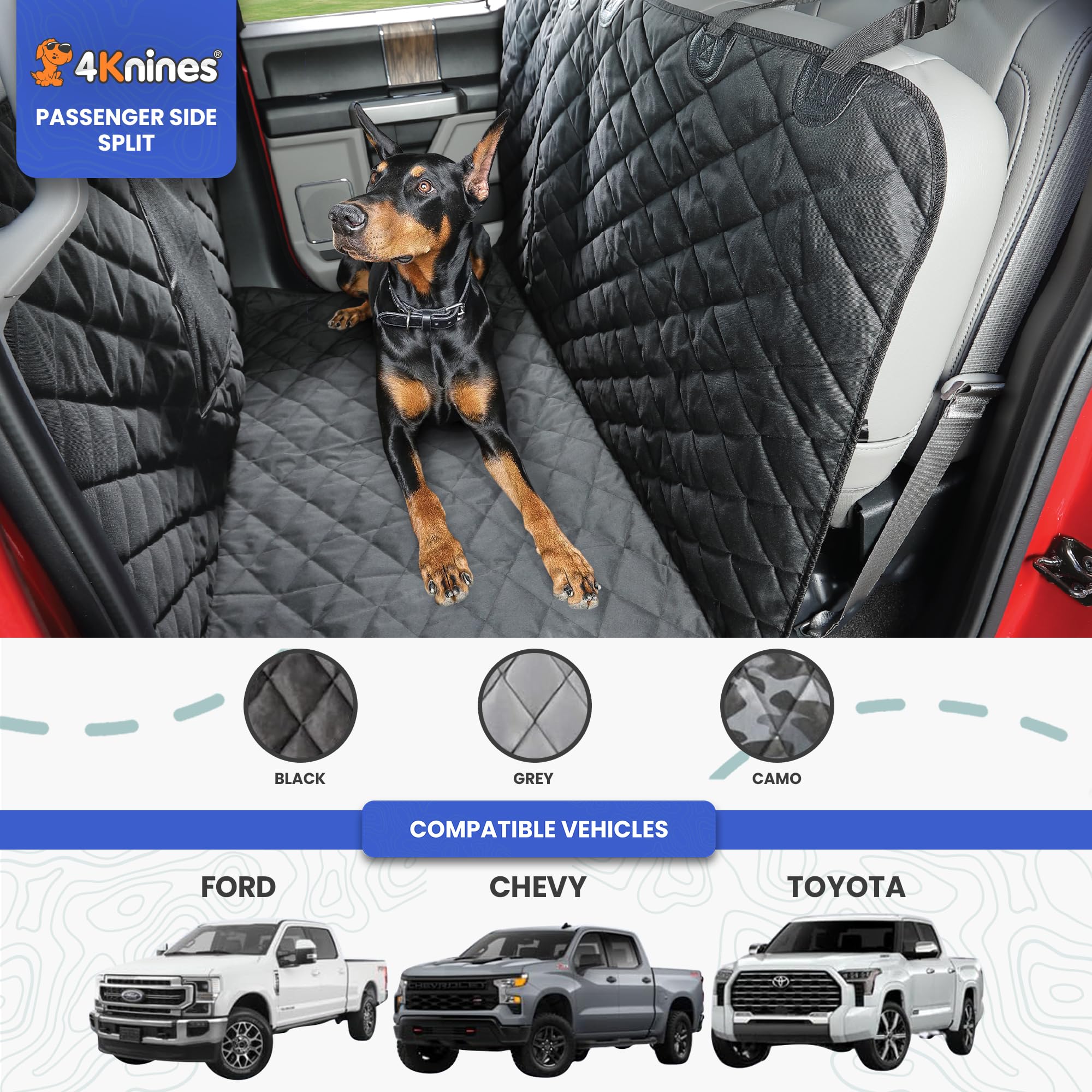 4Knines easy installation with seats flipped up simplifies setup