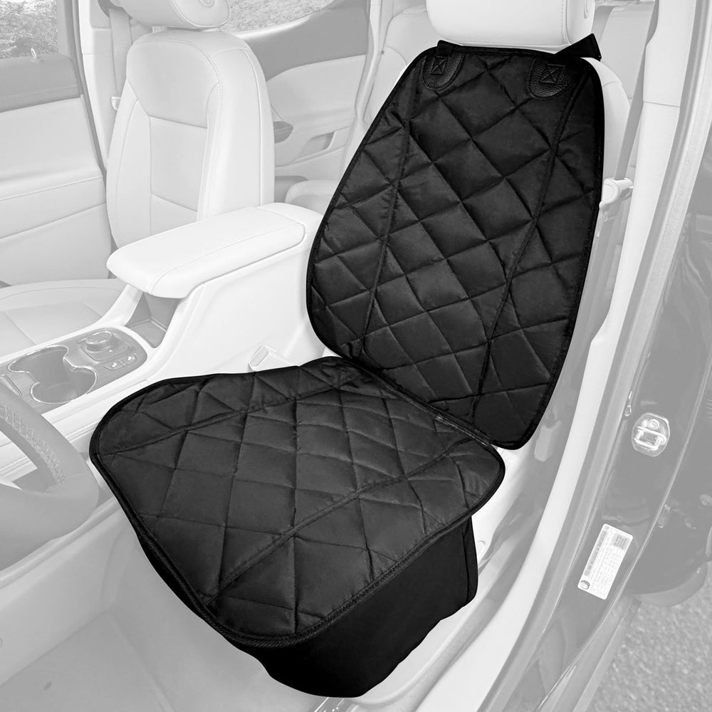 4Knines front seat cover installation clip keeps the cover secure