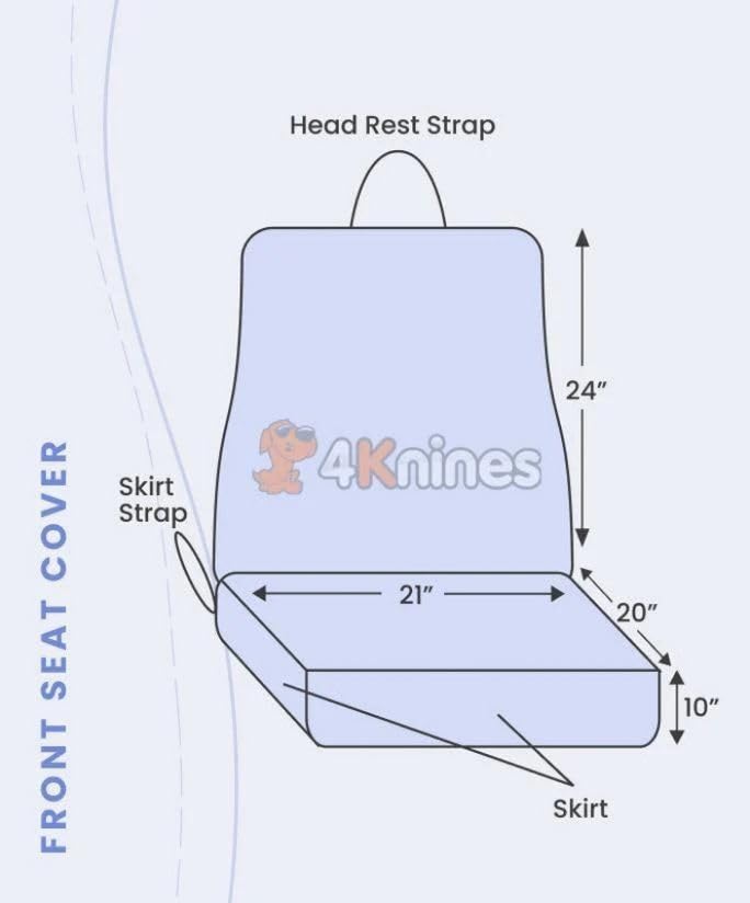 4Knines non-slip backing helps prevent sliding for safer travels