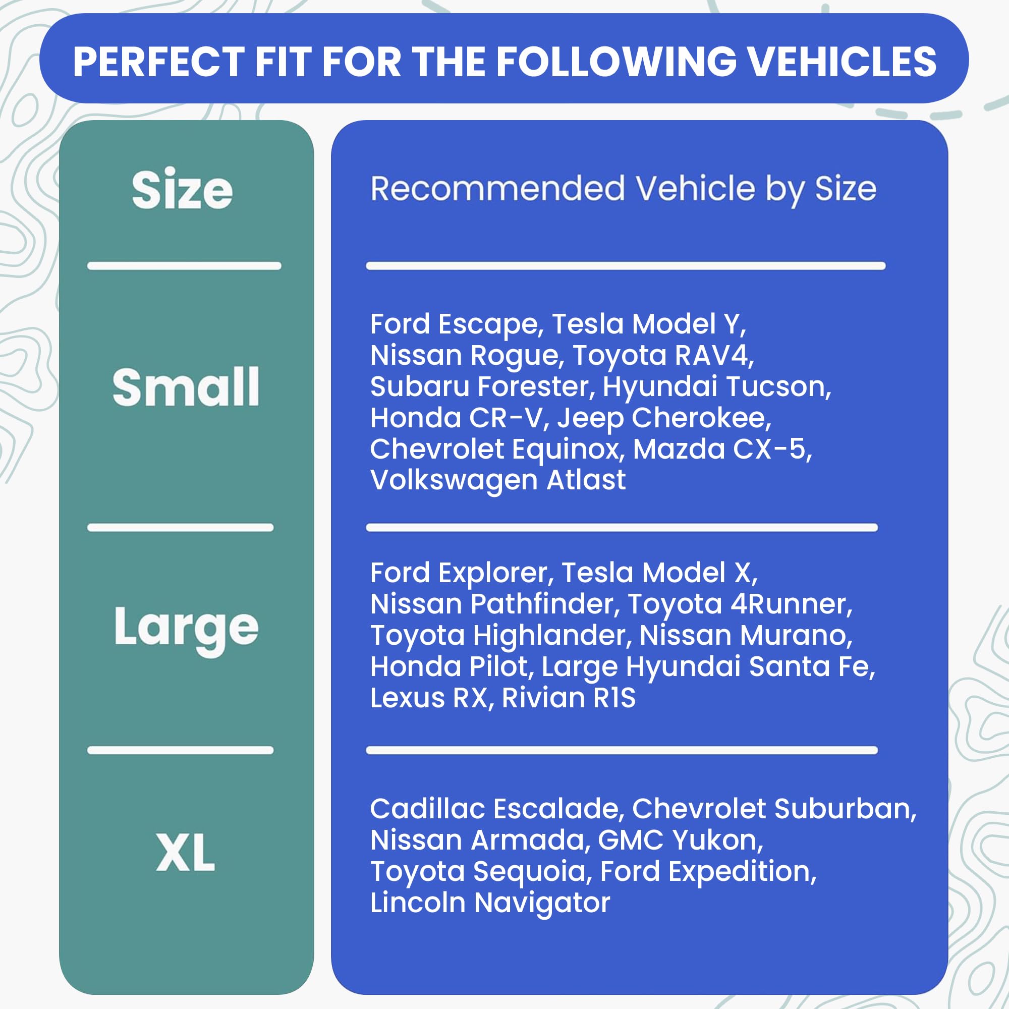 4Knines 56x106 inch liner covers the full cargo area.
