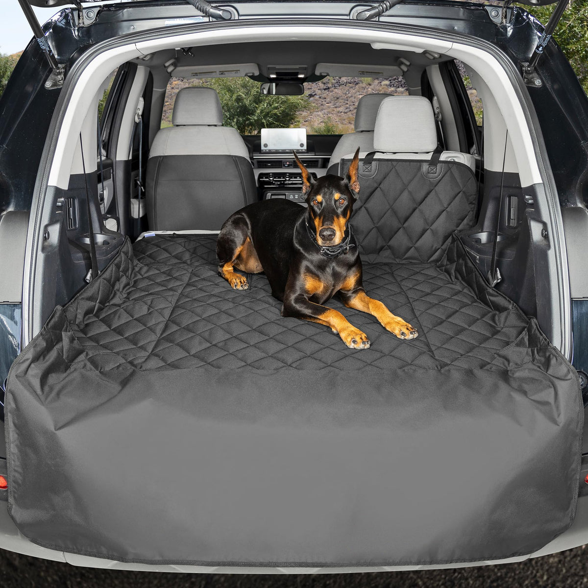4Knines Split Cargo Liner for SUV with full-coverage in trunk for mess protection