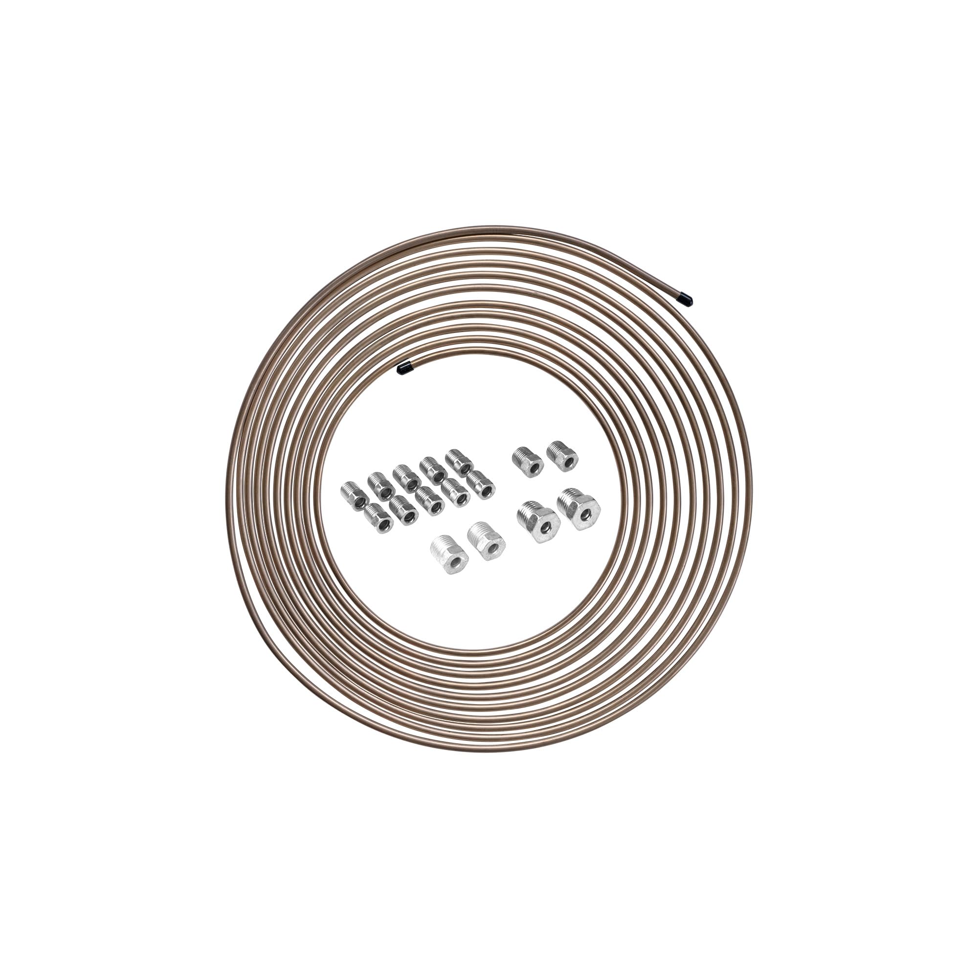 4LIFETIMELINES brake line coil enables easy bending for custom installations.