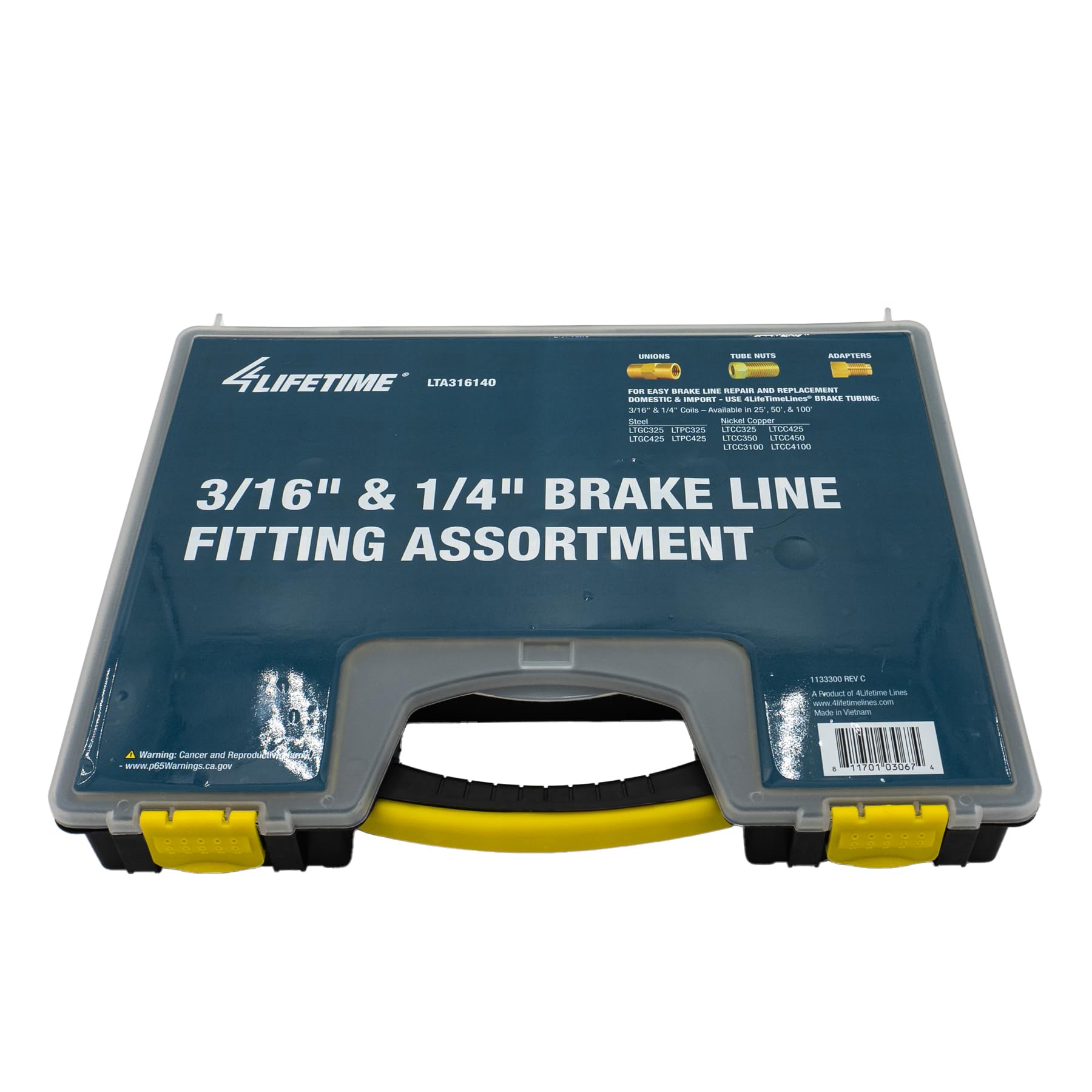 4LIFETIMELINES 32 SKU fittings organized tray helps quick selection during repairs