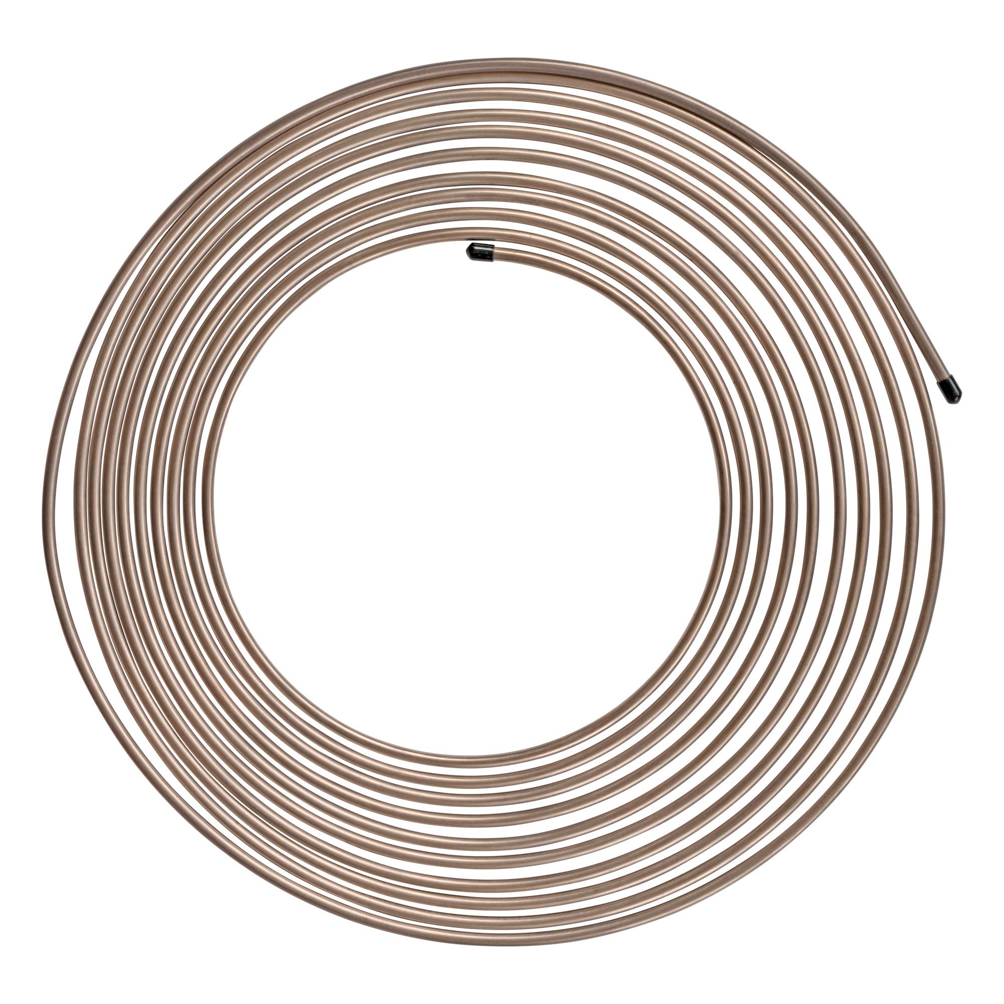 4LIFETIMELINES copper-nickel brake line coil 3/16 in 25 ft, rust-resistant for durable braking