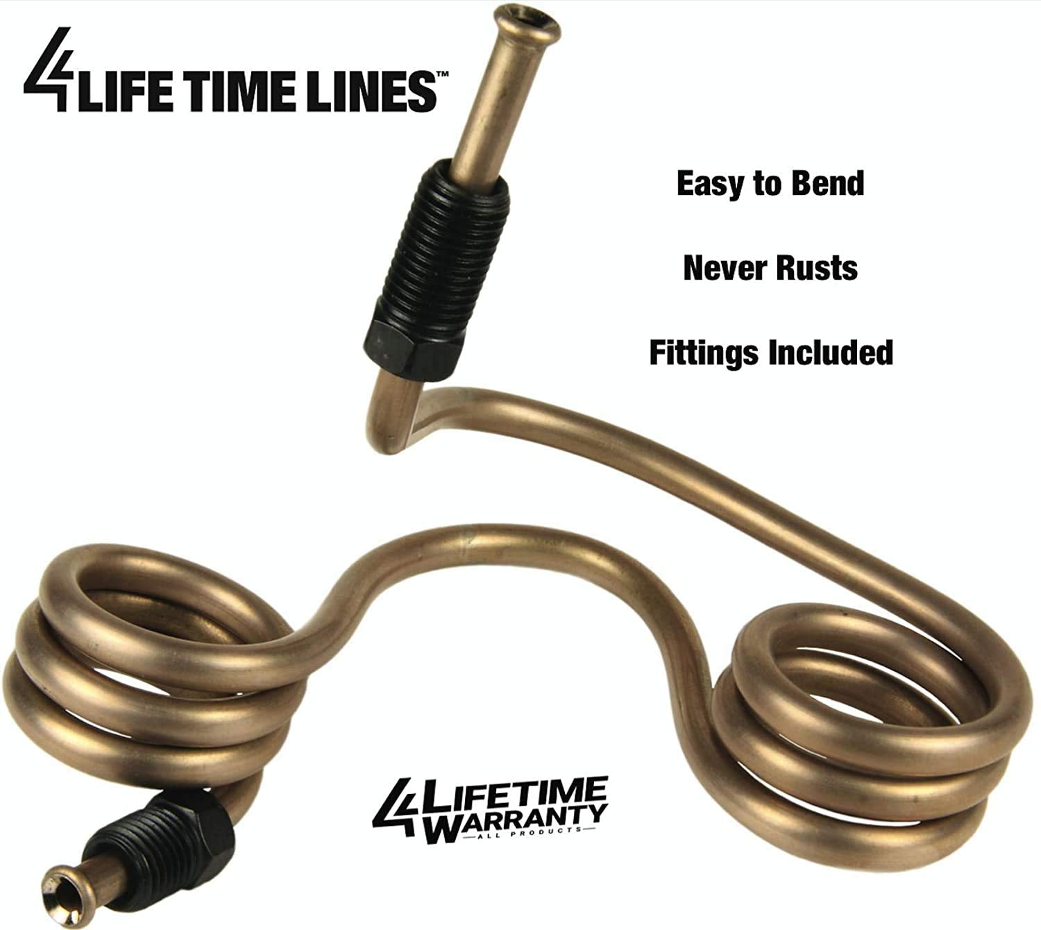 4LIFETIMELINES flare-ready tubing with single and inverted flares.