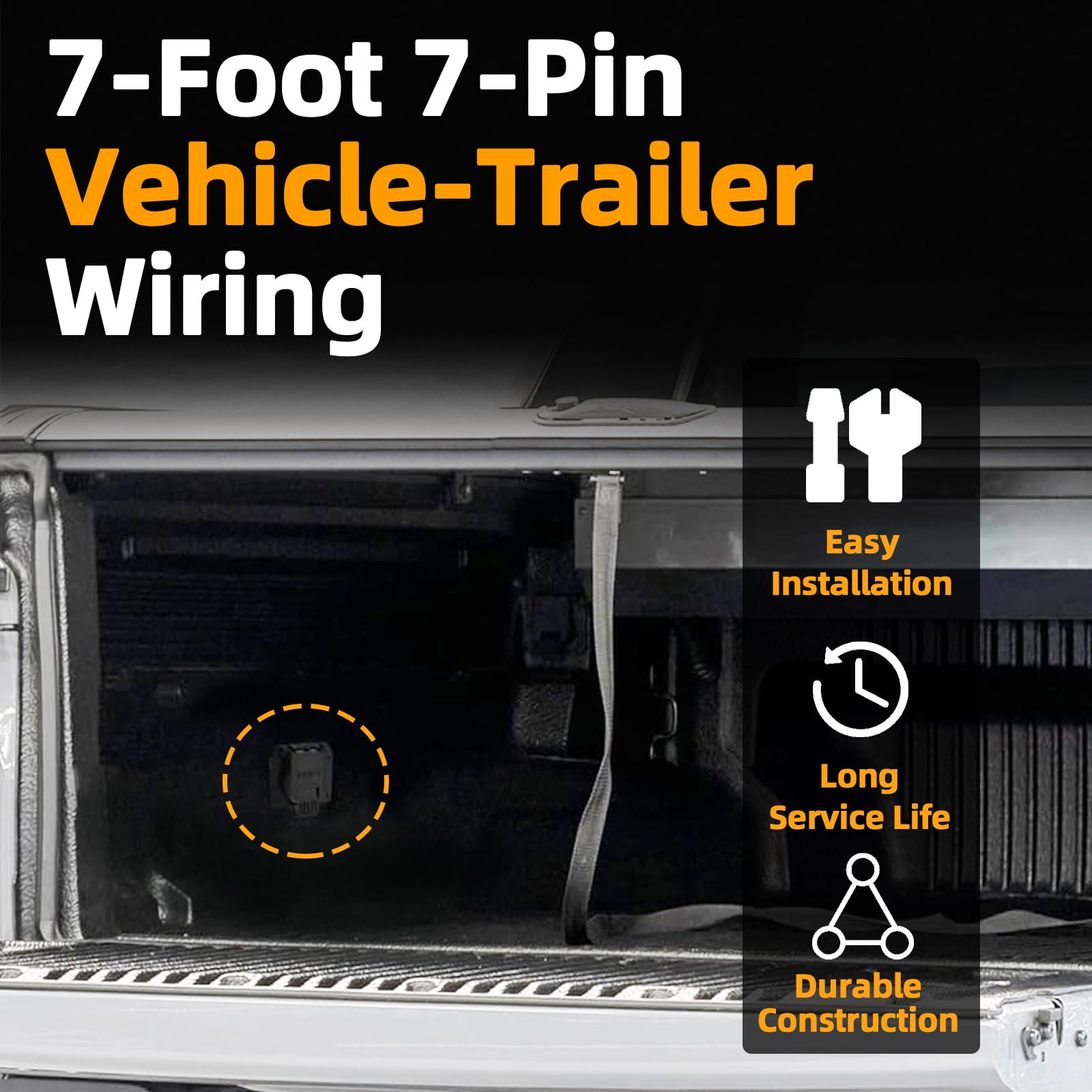 4SPACE 7-pin harness compatibility across Chevy, Ford, RAM, Toyota and more