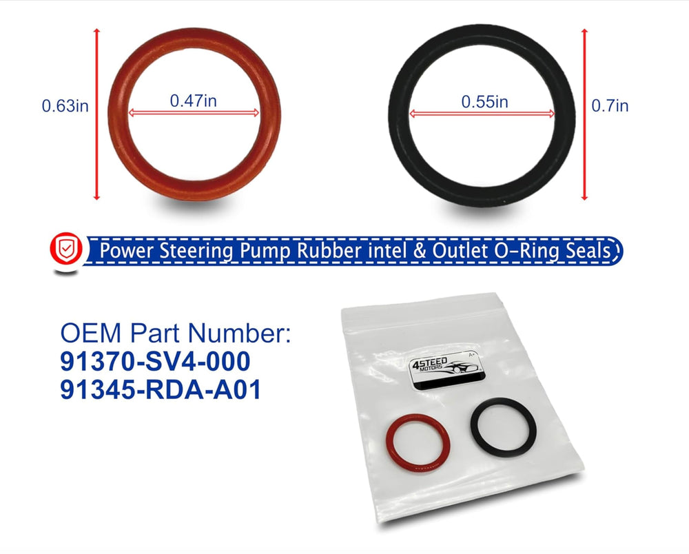 4STEED MOTORS pump outlet O-ring seals provide secure sealing during operation.