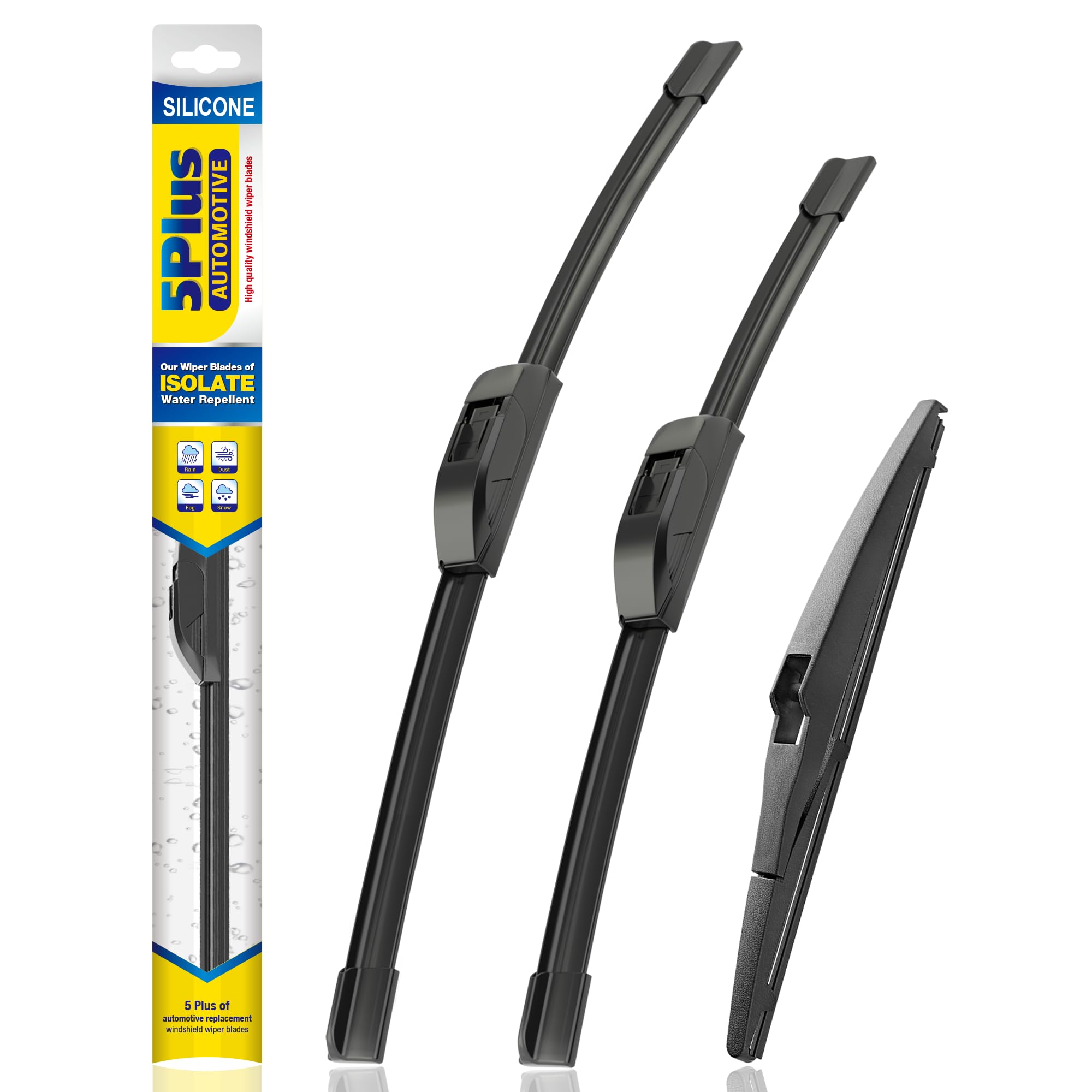 5 PLUS Highlander 26-inch front-wiper blade for improved rain visibility