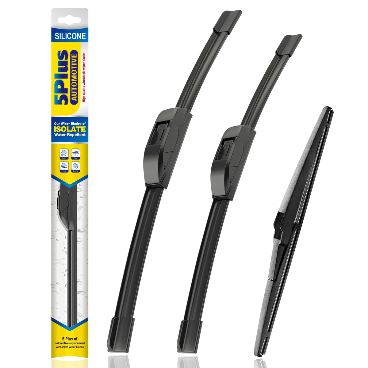 5 PLUS Rav4 24-inch blade close-up highlighting silicone strip for weather resistance