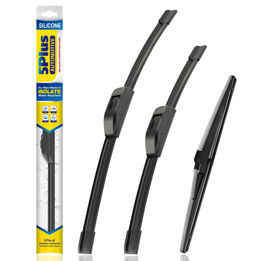 5 PLUS silicone wiper 24-inch front blade for Dodge Journey improves visibility
