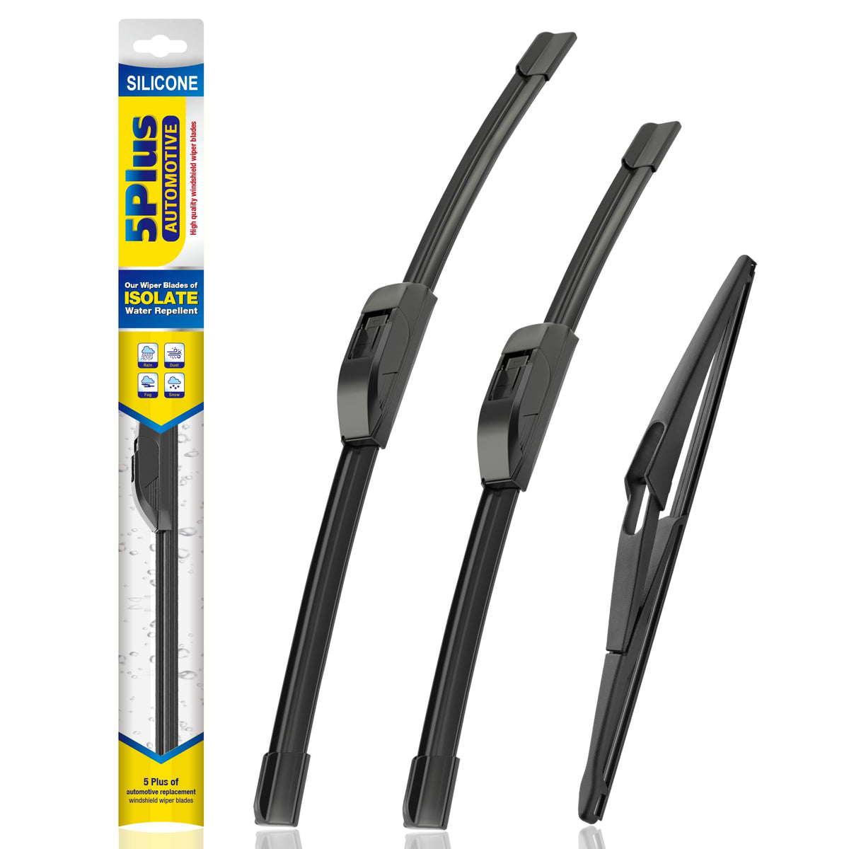 5 PLUS 26-inch front driver blade with enhanced rain-clear performance.