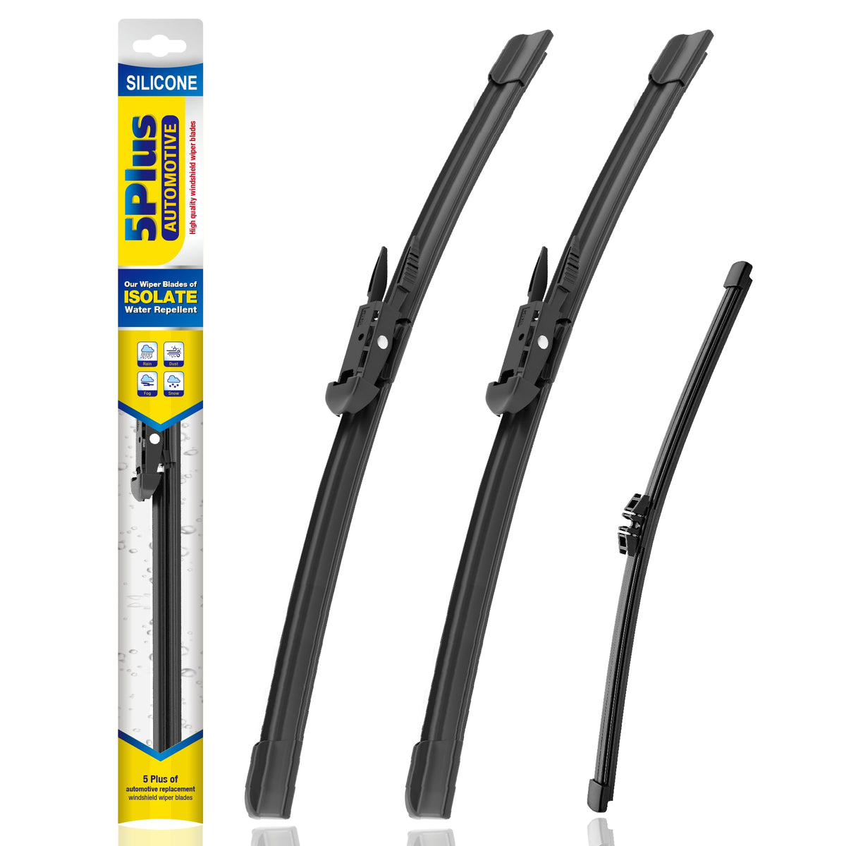 5 PLUS silicone wiper 28 driver for Ford Escape, smooth and clear wipe.